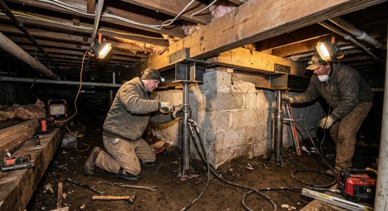 Basement Foundation Repair in Dunkirk, MD