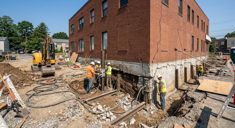 Building Foundation Repair in Burke, VA