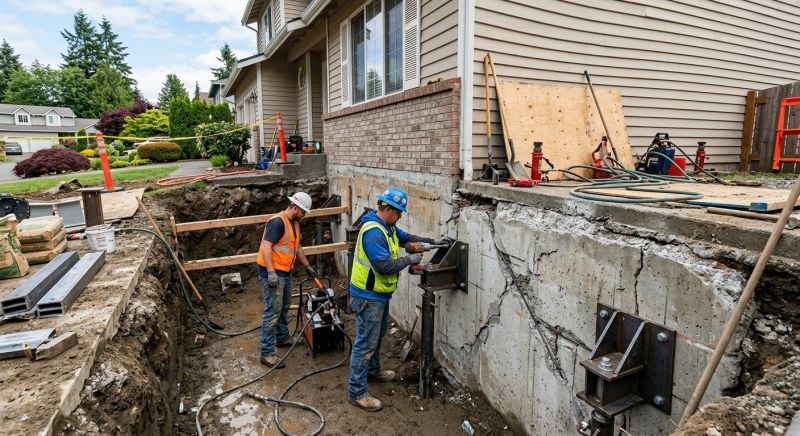 Building Foundation Repair in Fairfax County, VA