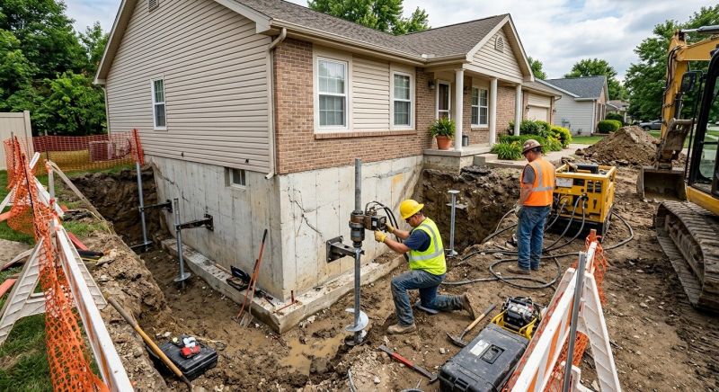 Building Foundation Repair in Lorton, VA