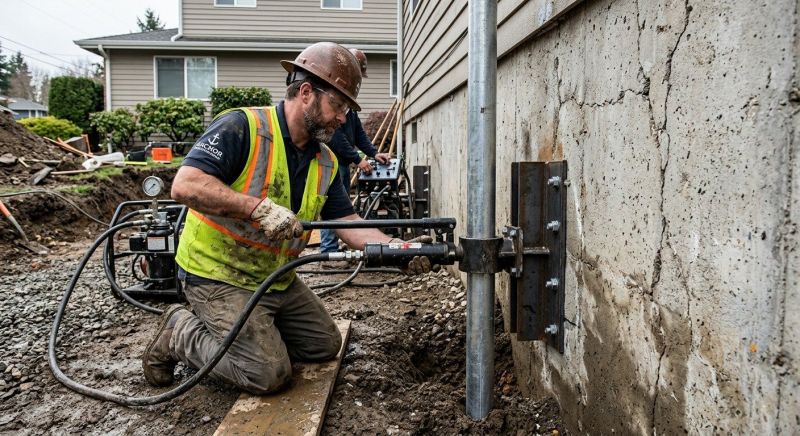 Concrete Foundation Leveling in Huntingtown, MD