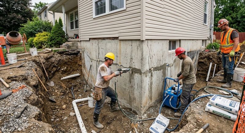 Concrete Foundation Repair in Burke, VA