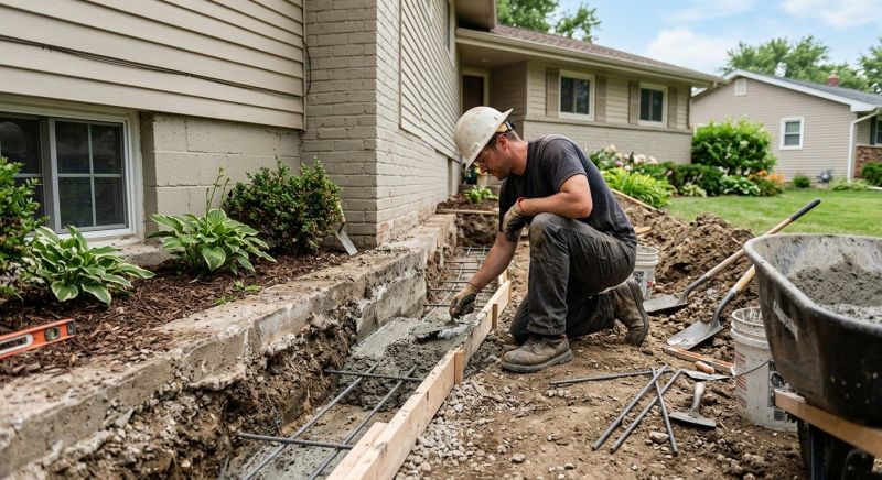 Concrete Foundation Repair in Owings, MD