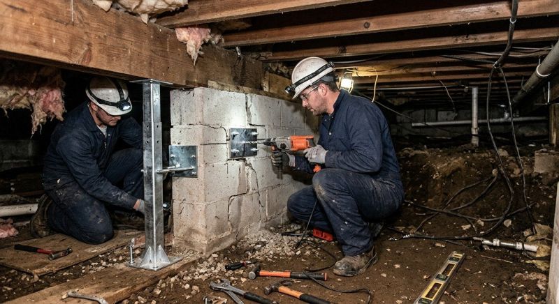 Crawlspace Foundation Repair in Fairfax County, VA