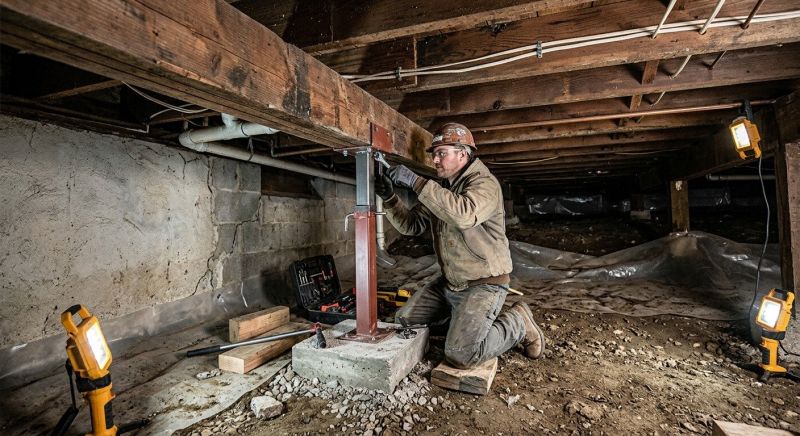 Crawlspace Foundation Repair in Lothian, MD