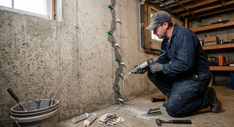 Foundation Crack Repair in La Plata, MD