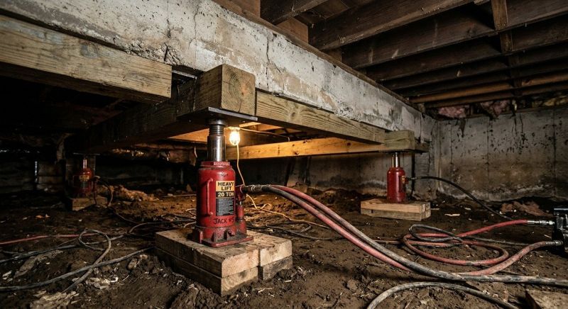 Foundation Jacking in Brandywine, MD