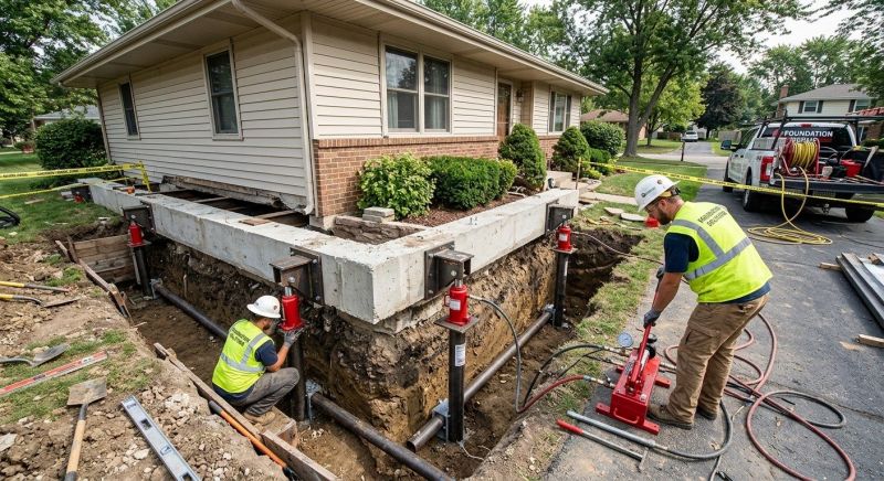 Foundation Jacking in Burke, VA