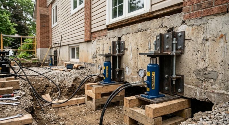 Foundation Jacking in Falls Church, VA