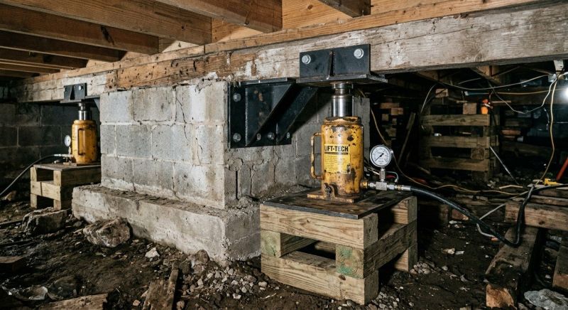Foundation Jacking in Huntingtown, MD