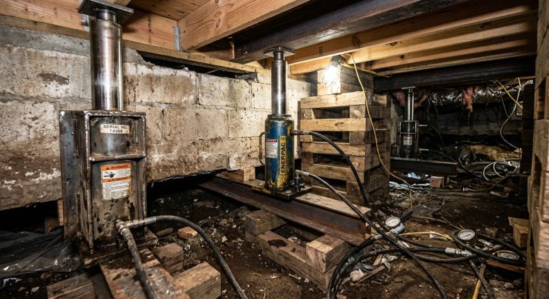 Foundation Jacking in Mechanicsville, MD