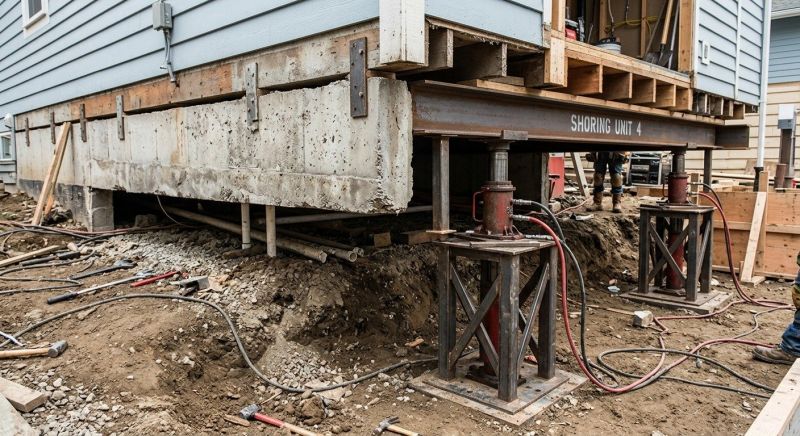 Foundation Jacking in Triangle, VA