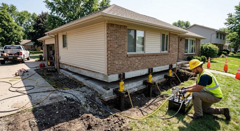 Foundation Lifting in Owings, MD