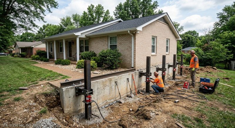 Foundation Pier Leveling in Waldorf, MD
