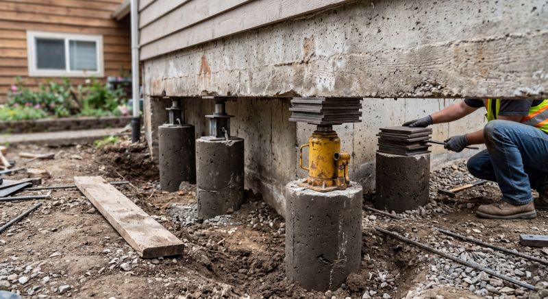 Foundation Pier Leveling in Waldorf, MD