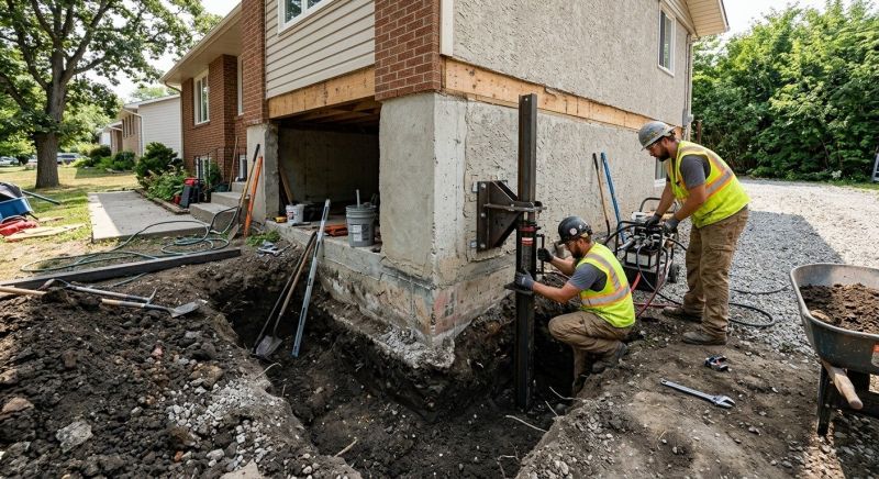 Foundation Pier Repair in Waldorf, MD