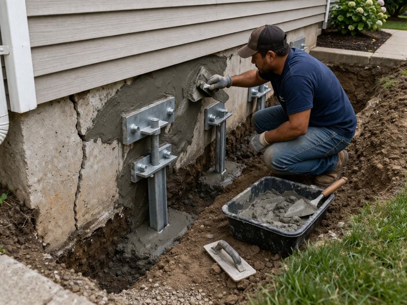 Foundation Pier Repair in Waldorf, MD