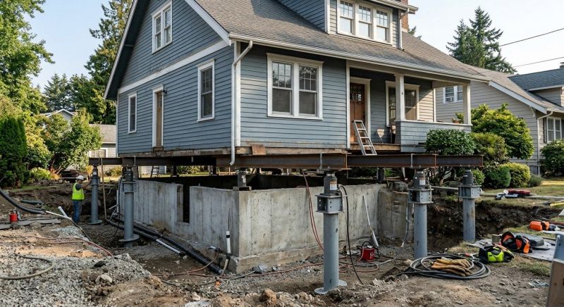 Foundation Raising in Shady Side, MD