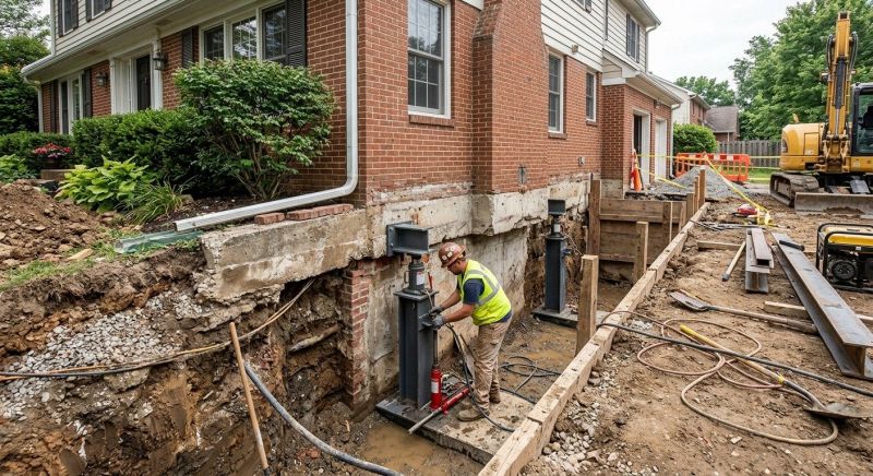 Foundation Raising in Triangle, VA
