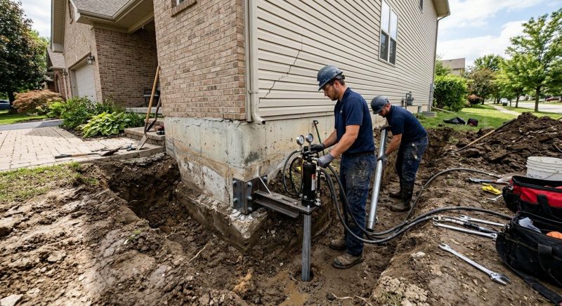 Foundation Settlement Repair in Waldorf, MD