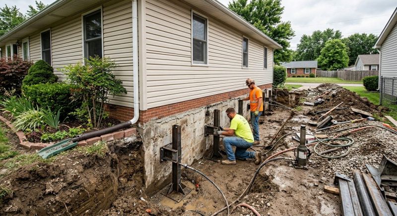 Foundation Stabilizing in Lorton, VA