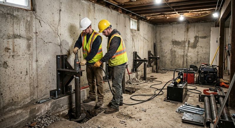 Foundation Stabilizing in Springfield, VA