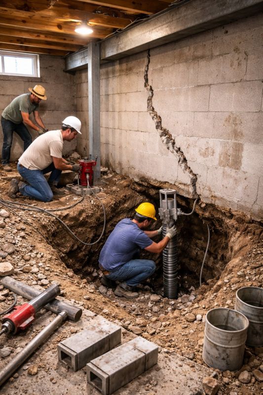 Foundation Structural Repair in Fort Washington, MD