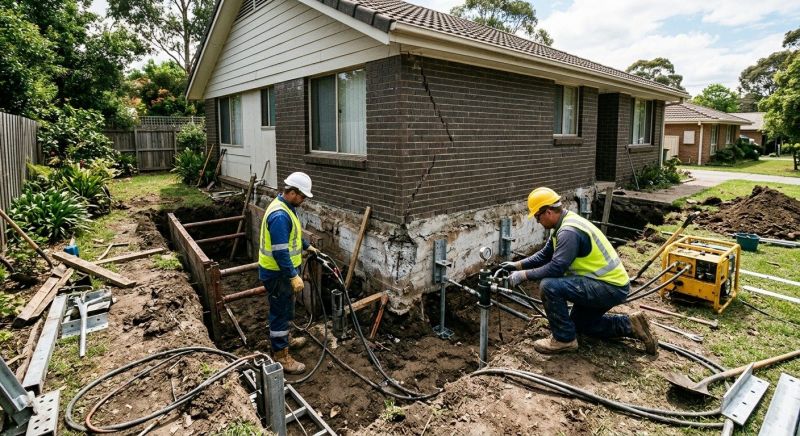 Foundation Structural Repair in Saint Leonard, MD
