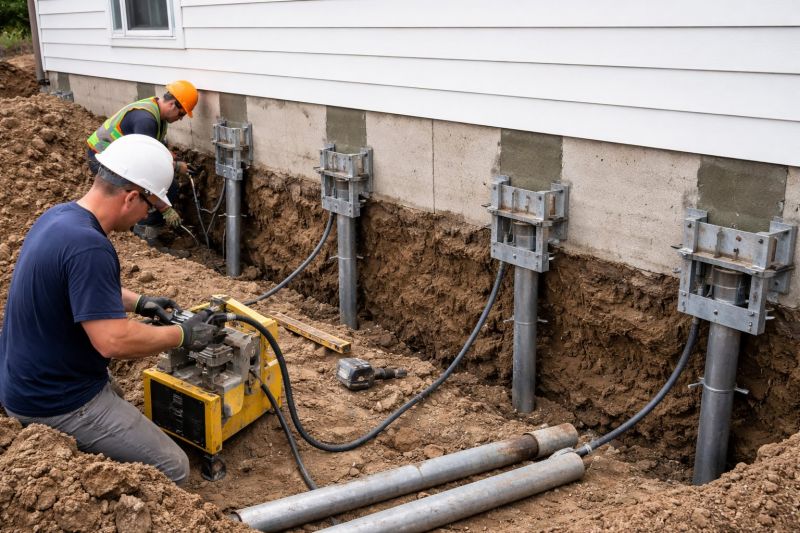 Helical Piers Installation in Waldorf, MD
