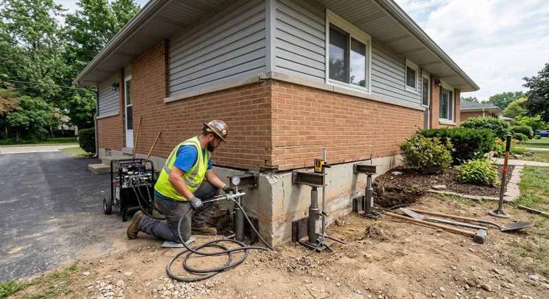 Home Foundation Leveling in Triangle, VA