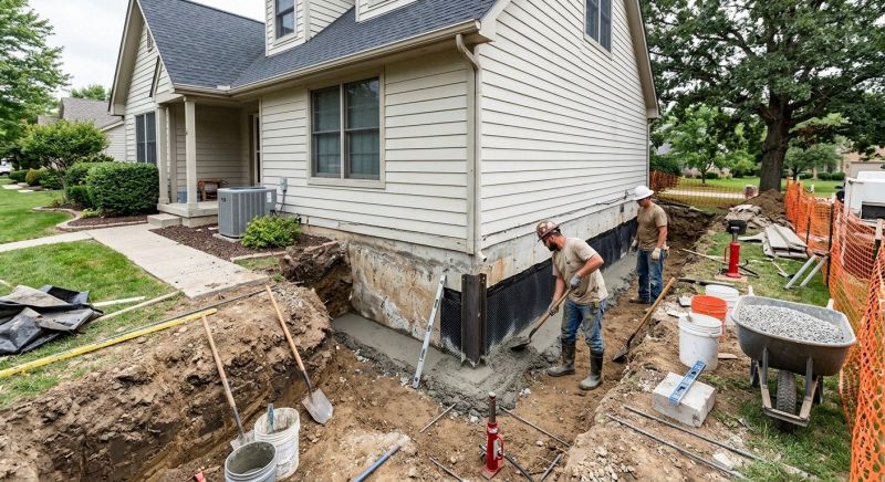 House Foundation Repair in Burke, VA