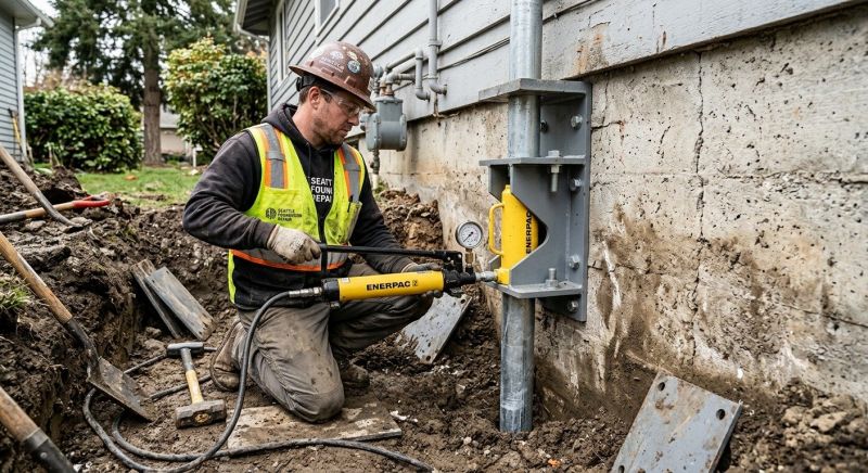 Settling Foundation Service in Triangle, VA