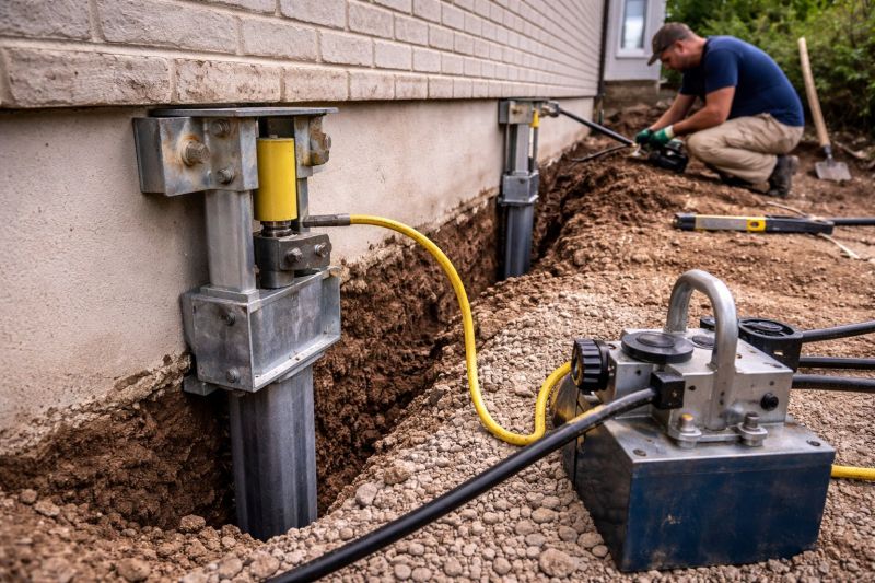 Sinking Foundation Repair in Owings, MD