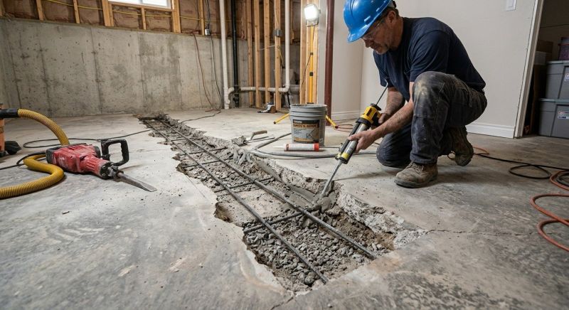 Slab Foundation Repair in Waldorf, MD